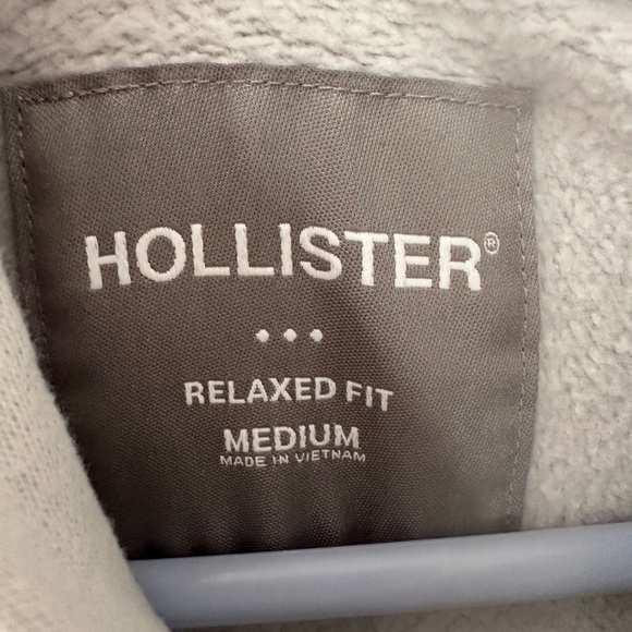 Hollister Light Gray Sweatshirt - Picture 3 of 4